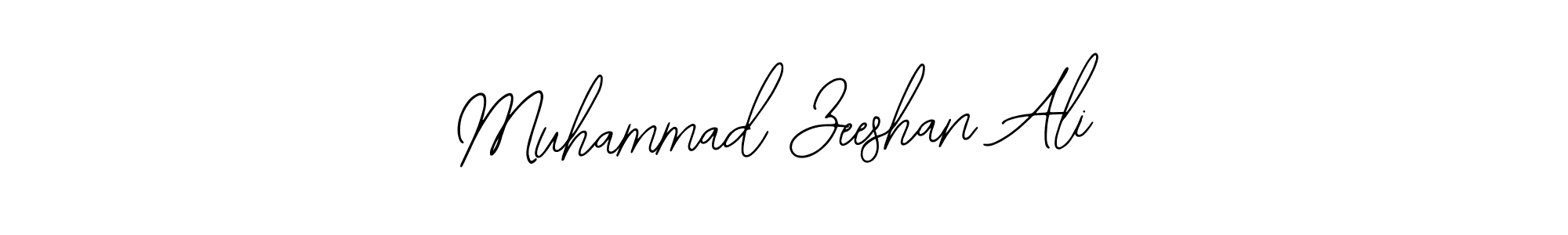 Use a signature maker to create a handwritten signature online. With this signature software, you can design (Bearetta-2O07w) your own signature for name Muhammad Zeeshan Ali. Muhammad Zeeshan Ali signature style 12 images and pictures png