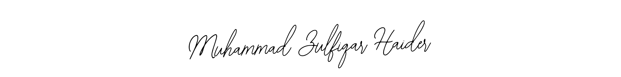 Design your own signature with our free online signature maker. With this signature software, you can create a handwritten (Bearetta-2O07w) signature for name Muhammad Zulfiqar Haider. Muhammad Zulfiqar Haider signature style 12 images and pictures png