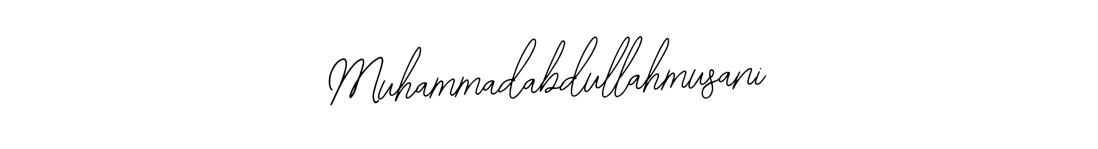 It looks lik you need a new signature style for name Muhammadabdullahmusani. Design unique handwritten (Bearetta-2O07w) signature with our free signature maker in just a few clicks. Muhammadabdullahmusani signature style 12 images and pictures png