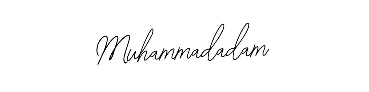 Use a signature maker to create a handwritten signature online. With this signature software, you can design (Bearetta-2O07w) your own signature for name Muhammadadam. Muhammadadam signature style 12 images and pictures png