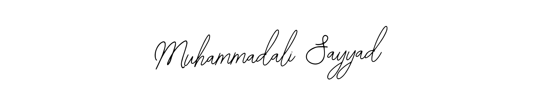Bearetta-2O07w is a professional signature style that is perfect for those who want to add a touch of class to their signature. It is also a great choice for those who want to make their signature more unique. Get Muhammadali Sayyad name to fancy signature for free. Muhammadali Sayyad signature style 12 images and pictures png