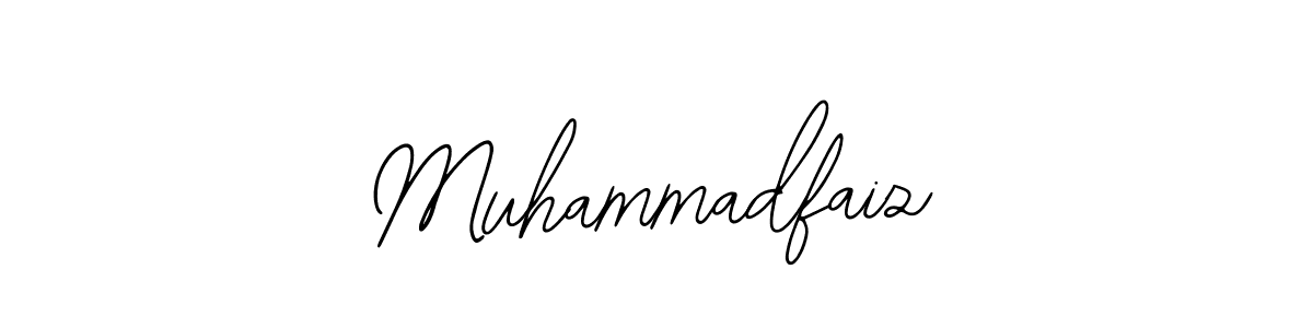 Use a signature maker to create a handwritten signature online. With this signature software, you can design (Bearetta-2O07w) your own signature for name Muhammadfaiz. Muhammadfaiz signature style 12 images and pictures png