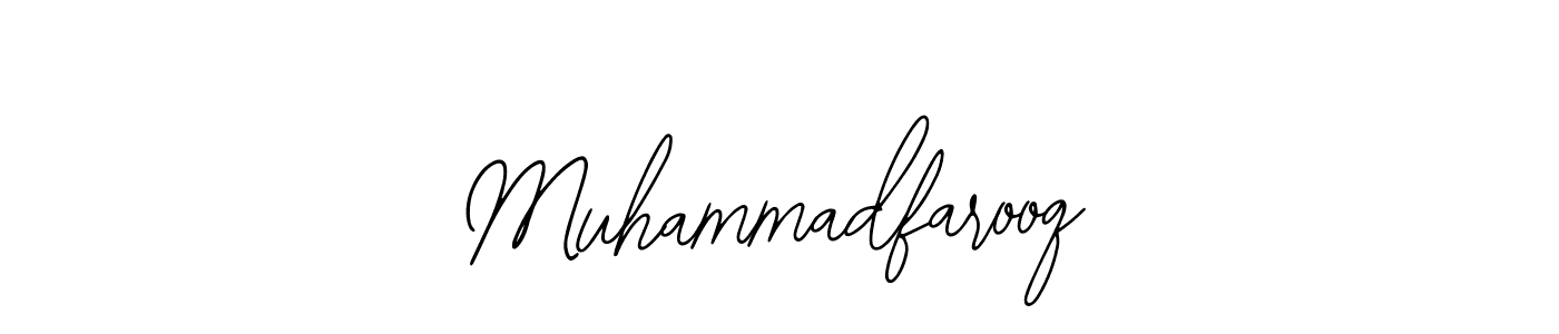 Design your own signature with our free online signature maker. With this signature software, you can create a handwritten (Bearetta-2O07w) signature for name Muhammadfarooq. Muhammadfarooq signature style 12 images and pictures png