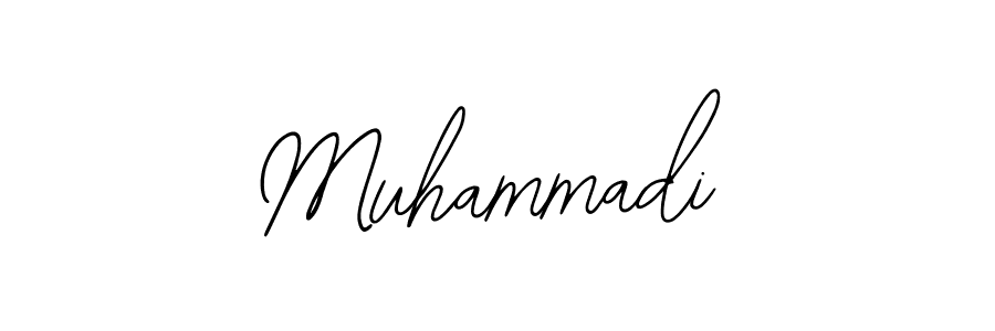 Design your own signature with our free online signature maker. With this signature software, you can create a handwritten (Bearetta-2O07w) signature for name Muhammadi. Muhammadi signature style 12 images and pictures png