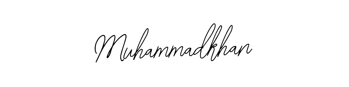 The best way (Bearetta-2O07w) to make a short signature is to pick only two or three words in your name. The name Muhammadkhan include a total of six letters. For converting this name. Muhammadkhan signature style 12 images and pictures png