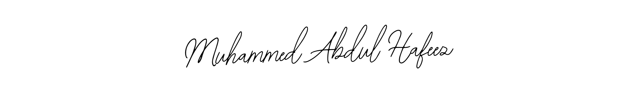 You should practise on your own different ways (Bearetta-2O07w) to write your name (Muhammed Abdul Hafeez) in signature. don't let someone else do it for you. Muhammed Abdul Hafeez signature style 12 images and pictures png