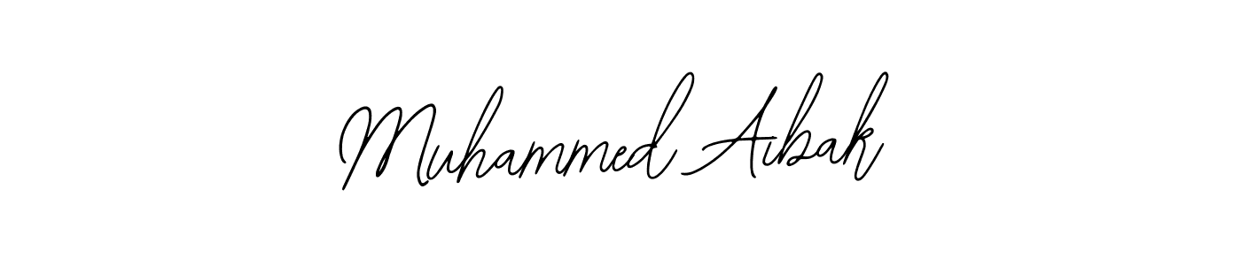 You should practise on your own different ways (Bearetta-2O07w) to write your name (Muhammed Aibak) in signature. don't let someone else do it for you. Muhammed Aibak signature style 12 images and pictures png