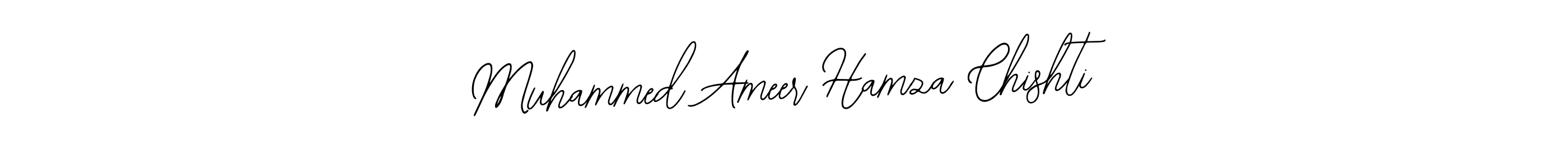 The best way (Bearetta-2O07w) to make a short signature is to pick only two or three words in your name. The name Muhammed Ameer Hamza Chishti include a total of six letters. For converting this name. Muhammed Ameer Hamza Chishti signature style 12 images and pictures png