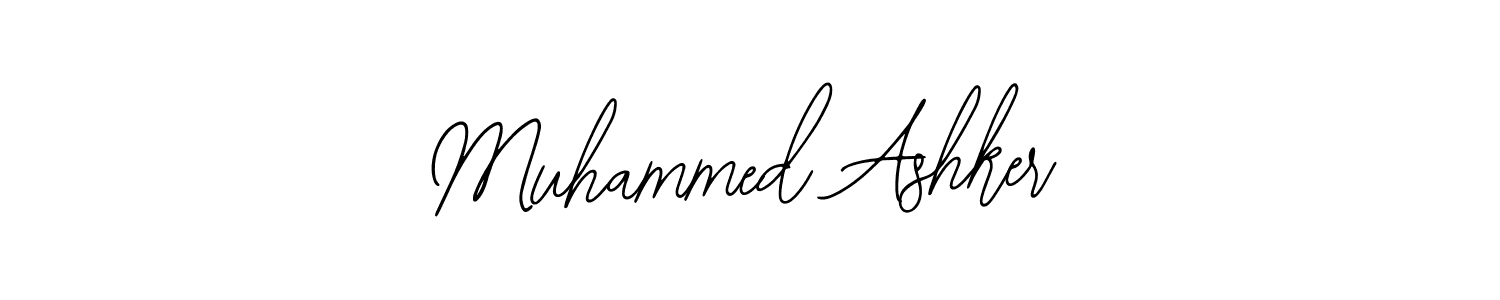 Design your own signature with our free online signature maker. With this signature software, you can create a handwritten (Bearetta-2O07w) signature for name Muhammed Ashker. Muhammed Ashker signature style 12 images and pictures png