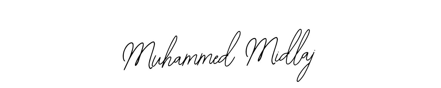 How to make Muhammed Midlaj signature? Bearetta-2O07w is a professional autograph style. Create handwritten signature for Muhammed Midlaj name. Muhammed Midlaj signature style 12 images and pictures png