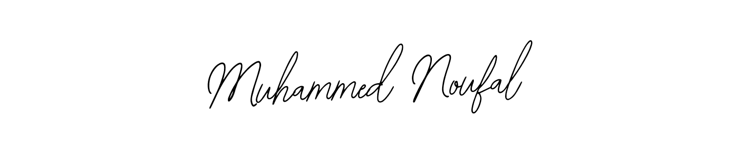 Use a signature maker to create a handwritten signature online. With this signature software, you can design (Bearetta-2O07w) your own signature for name Muhammed Noufal. Muhammed Noufal signature style 12 images and pictures png