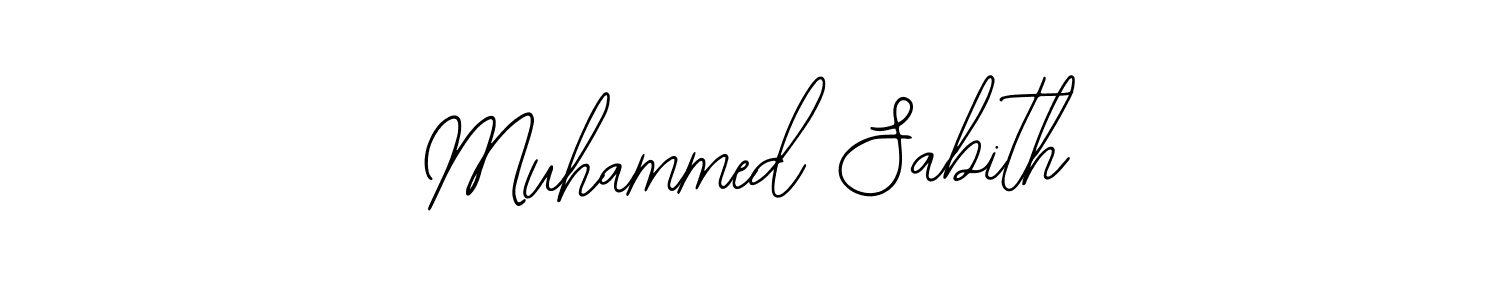 How to make Muhammed Sabith signature? Bearetta-2O07w is a professional autograph style. Create handwritten signature for Muhammed Sabith name. Muhammed Sabith signature style 12 images and pictures png