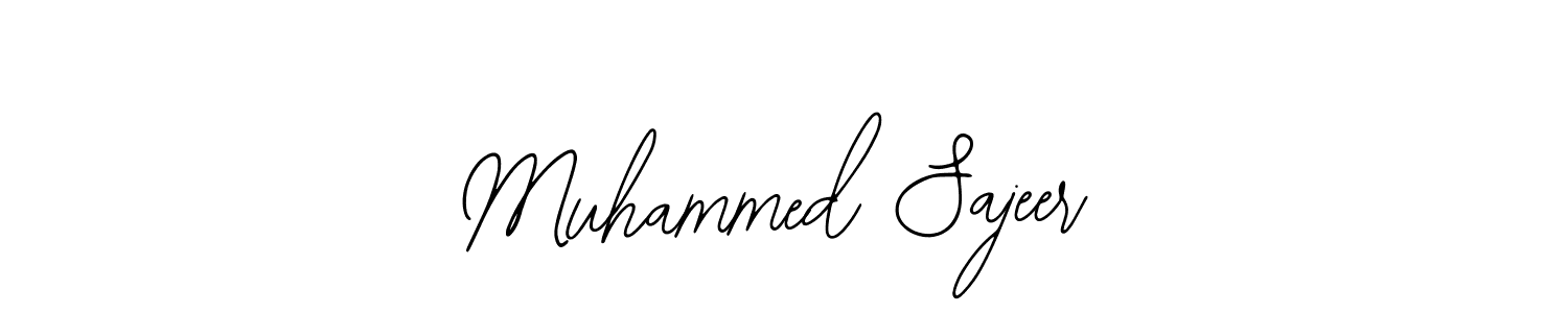 Design your own signature with our free online signature maker. With this signature software, you can create a handwritten (Bearetta-2O07w) signature for name Muhammed Sajeer. Muhammed Sajeer signature style 12 images and pictures png