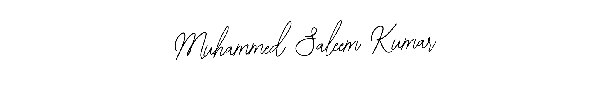 Make a beautiful signature design for name Muhammed Saleem Kumar. With this signature (Bearetta-2O07w) style, you can create a handwritten signature for free. Muhammed Saleem Kumar signature style 12 images and pictures png