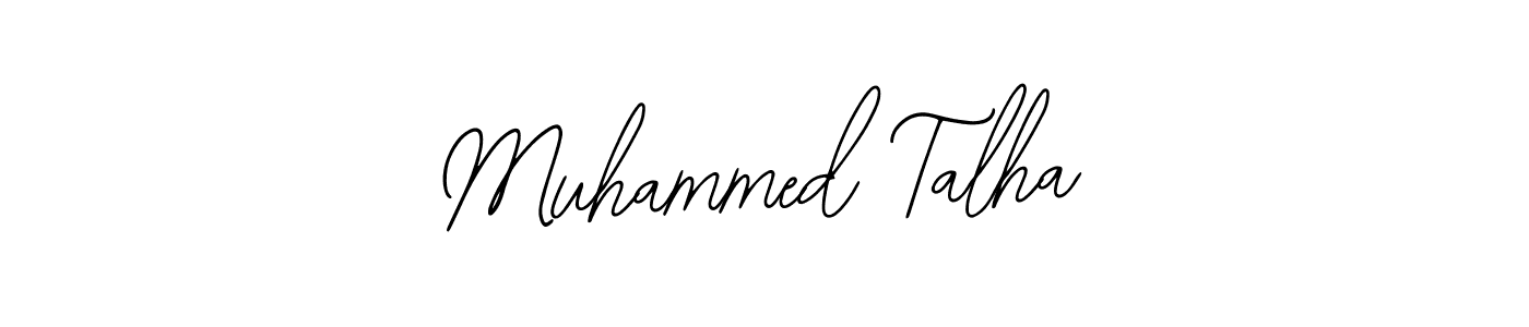 Design your own signature with our free online signature maker. With this signature software, you can create a handwritten (Bearetta-2O07w) signature for name Muhammed Talha. Muhammed Talha signature style 12 images and pictures png