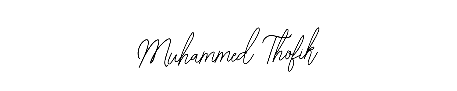 Similarly Bearetta-2O07w is the best handwritten signature design. Signature creator online .You can use it as an online autograph creator for name Muhammed Thofik. Muhammed Thofik signature style 12 images and pictures png