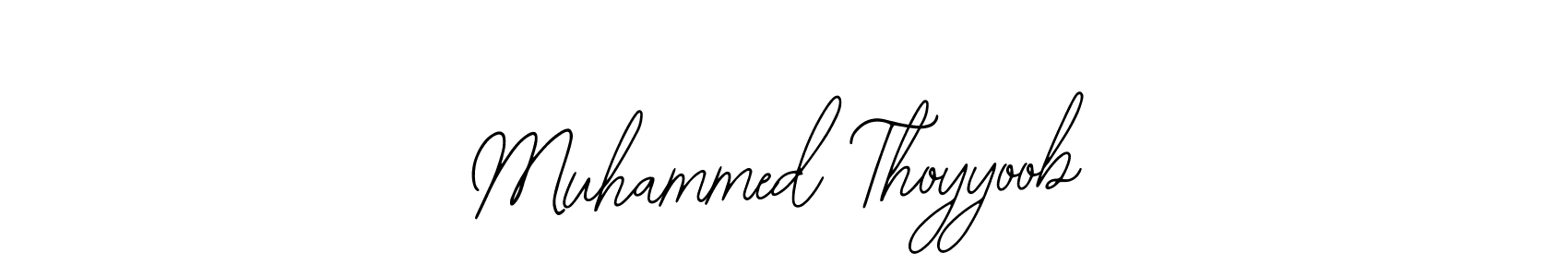 Use a signature maker to create a handwritten signature online. With this signature software, you can design (Bearetta-2O07w) your own signature for name Muhammed Thoyyoob. Muhammed Thoyyoob signature style 12 images and pictures png