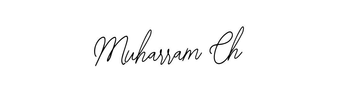 Use a signature maker to create a handwritten signature online. With this signature software, you can design (Bearetta-2O07w) your own signature for name Muharram Ch. Muharram Ch signature style 12 images and pictures png