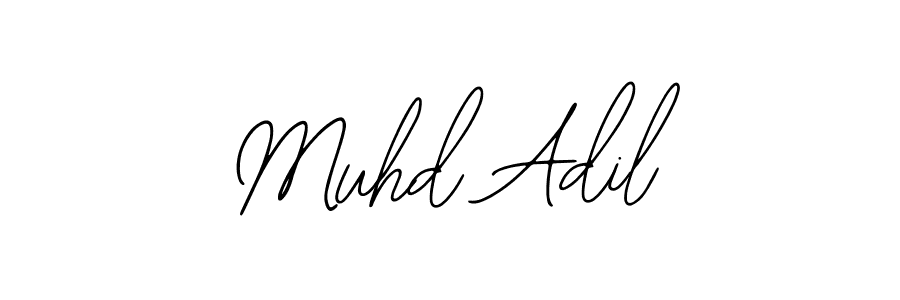Use a signature maker to create a handwritten signature online. With this signature software, you can design (Bearetta-2O07w) your own signature for name Muhd Adil. Muhd Adil signature style 12 images and pictures png