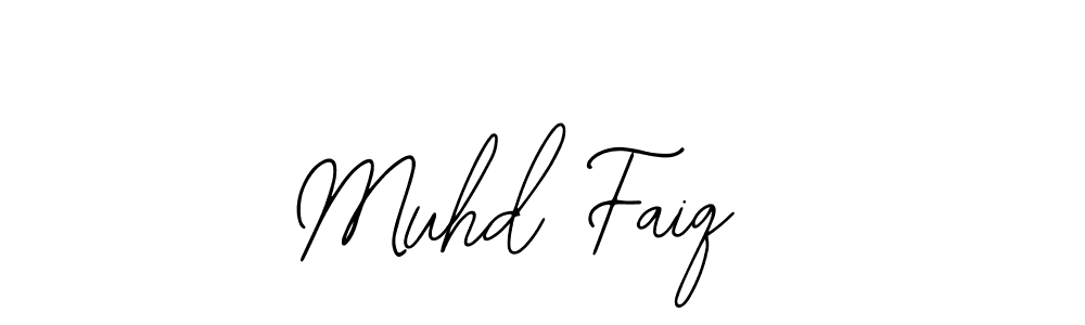 Also we have Muhd Faiq  name is the best signature style. Create professional handwritten signature collection using Bearetta-2O07w autograph style. Muhd Faiq  signature style 12 images and pictures png