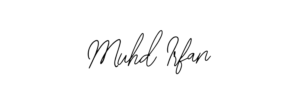 Once you've used our free online signature maker to create your best signature Bearetta-2O07w style, it's time to enjoy all of the benefits that Muhd Irfan name signing documents. Muhd Irfan signature style 12 images and pictures png