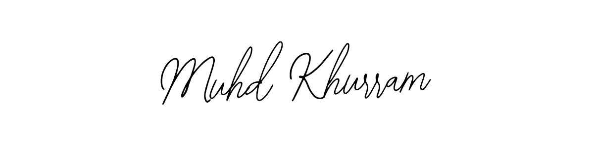 Design your own signature with our free online signature maker. With this signature software, you can create a handwritten (Bearetta-2O07w) signature for name Muhd Khurram. Muhd Khurram signature style 12 images and pictures png