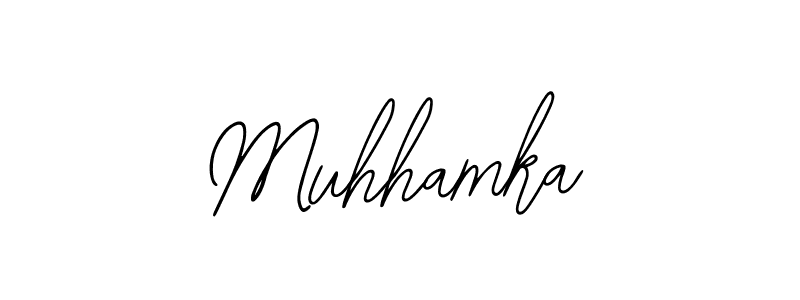 Bearetta-2O07w is a professional signature style that is perfect for those who want to add a touch of class to their signature. It is also a great choice for those who want to make their signature more unique. Get Muhhamka name to fancy signature for free. Muhhamka signature style 12 images and pictures png