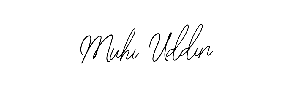 Make a beautiful signature design for name Muhi Uddin. With this signature (Bearetta-2O07w) style, you can create a handwritten signature for free. Muhi Uddin signature style 12 images and pictures png