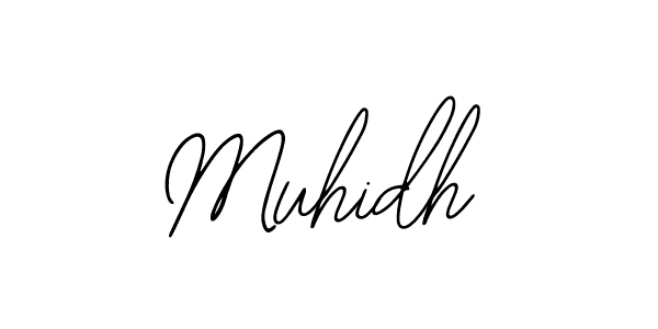 Make a beautiful signature design for name Muhidh. With this signature (Bearetta-2O07w) style, you can create a handwritten signature for free. Muhidh signature style 12 images and pictures png