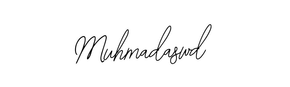 Use a signature maker to create a handwritten signature online. With this signature software, you can design (Bearetta-2O07w) your own signature for name Muhmadaswd. Muhmadaswd signature style 12 images and pictures png