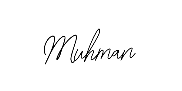 Make a beautiful signature design for name Muhman. With this signature (Bearetta-2O07w) style, you can create a handwritten signature for free. Muhman signature style 12 images and pictures png