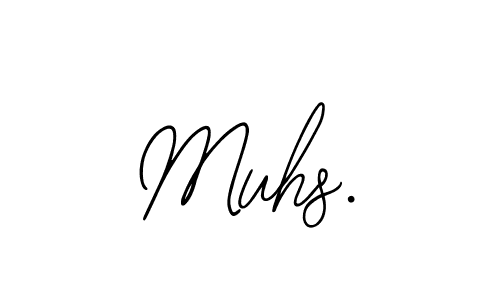 How to make Muhs. signature? Bearetta-2O07w is a professional autograph style. Create handwritten signature for Muhs. name. Muhs. signature style 12 images and pictures png