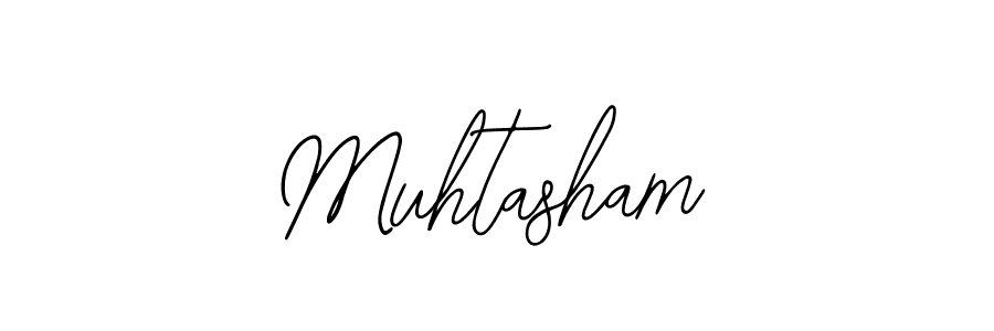 How to make Muhtasham signature? Bearetta-2O07w is a professional autograph style. Create handwritten signature for Muhtasham name. Muhtasham signature style 12 images and pictures png