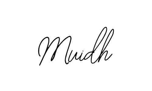 Create a beautiful signature design for name Muidh. With this signature (Bearetta-2O07w) fonts, you can make a handwritten signature for free. Muidh signature style 12 images and pictures png