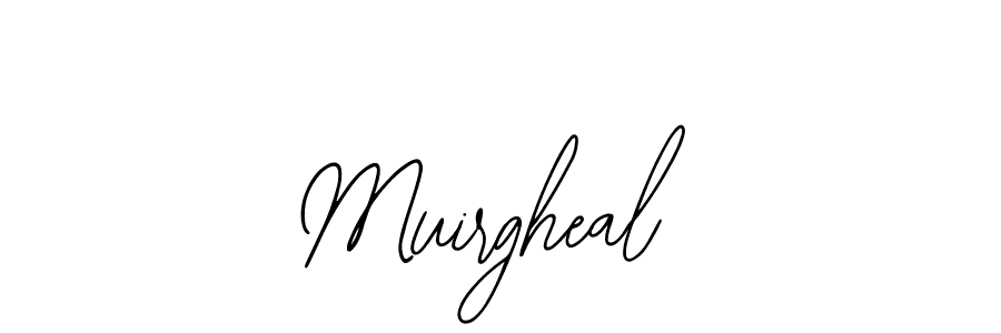 Make a beautiful signature design for name Muirgheal. With this signature (Bearetta-2O07w) style, you can create a handwritten signature for free. Muirgheal signature style 12 images and pictures png