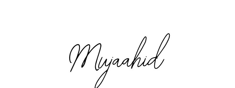 You should practise on your own different ways (Bearetta-2O07w) to write your name (Mujaahid) in signature. don't let someone else do it for you. Mujaahid signature style 12 images and pictures png