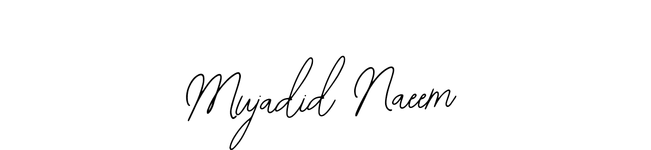 How to make Mujadid Naeem signature? Bearetta-2O07w is a professional autograph style. Create handwritten signature for Mujadid Naeem name. Mujadid Naeem signature style 12 images and pictures png