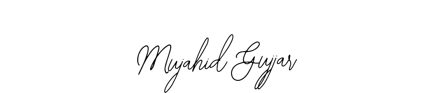 You can use this online signature creator to create a handwritten signature for the name Mujahid Gujjar. This is the best online autograph maker. Mujahid Gujjar signature style 12 images and pictures png