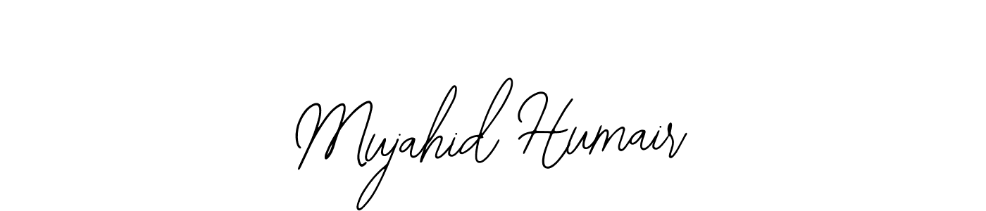 You should practise on your own different ways (Bearetta-2O07w) to write your name (Mujahid Humair) in signature. don't let someone else do it for you. Mujahid Humair signature style 12 images and pictures png