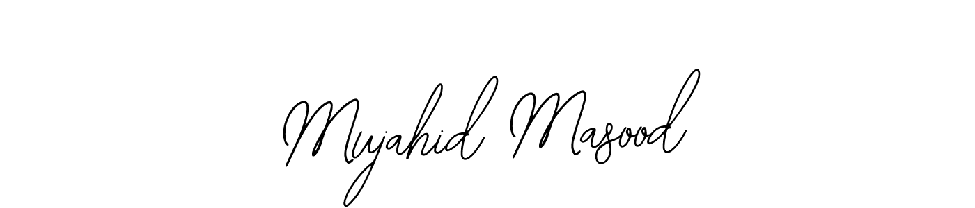 How to make Mujahid Masood signature? Bearetta-2O07w is a professional autograph style. Create handwritten signature for Mujahid Masood name. Mujahid Masood signature style 12 images and pictures png