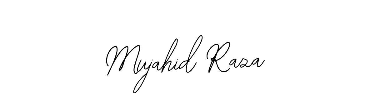 How to Draw Mujahid Raza signature style? Bearetta-2O07w is a latest design signature styles for name Mujahid Raza. Mujahid Raza signature style 12 images and pictures png