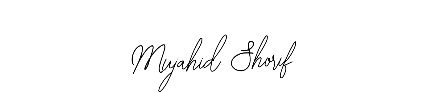 How to Draw Mujahid Shorif signature style? Bearetta-2O07w is a latest design signature styles for name Mujahid Shorif. Mujahid Shorif signature style 12 images and pictures png