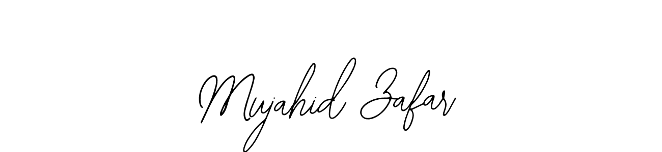 How to Draw Mujahid Zafar signature style? Bearetta-2O07w is a latest design signature styles for name Mujahid Zafar. Mujahid Zafar signature style 12 images and pictures png