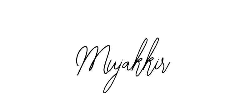 How to make Mujakkir name signature. Use Bearetta-2O07w style for creating short signs online. This is the latest handwritten sign. Mujakkir signature style 12 images and pictures png