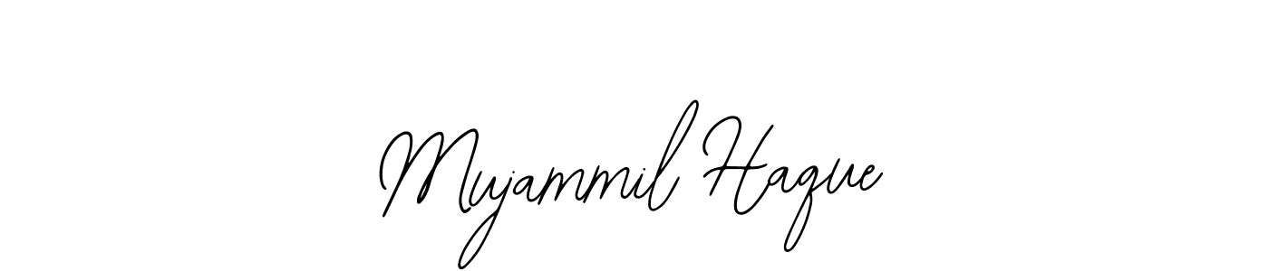 How to make Mujammil Haque name signature. Use Bearetta-2O07w style for creating short signs online. This is the latest handwritten sign. Mujammil Haque signature style 12 images and pictures png