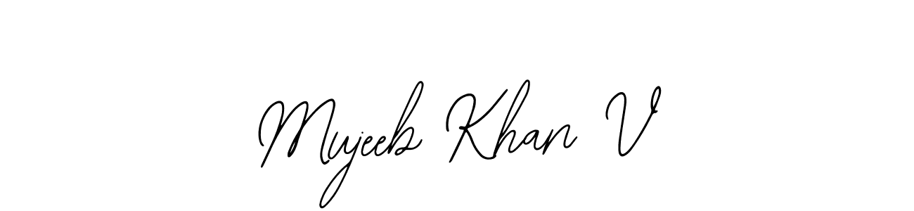 Check out images of Autograph of Mujeeb Khan V name. Actor Mujeeb Khan V Signature Style. Bearetta-2O07w is a professional sign style online. Mujeeb Khan V signature style 12 images and pictures png