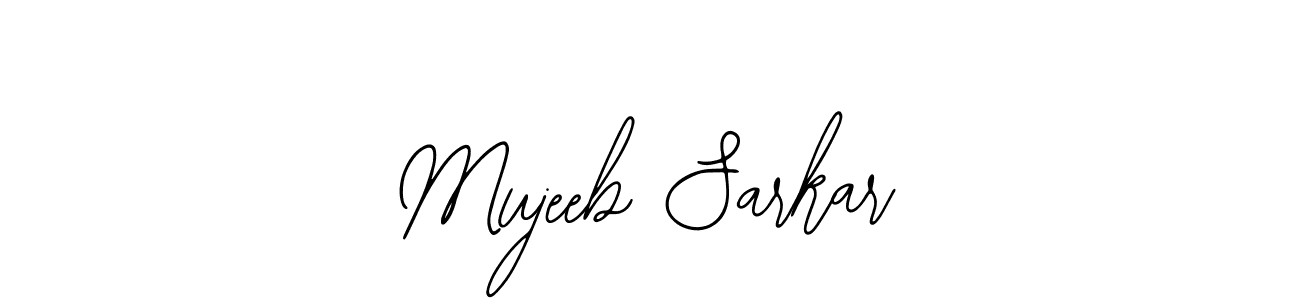 Bearetta-2O07w is a professional signature style that is perfect for those who want to add a touch of class to their signature. It is also a great choice for those who want to make their signature more unique. Get Mujeeb Sarkar name to fancy signature for free. Mujeeb Sarkar signature style 12 images and pictures png