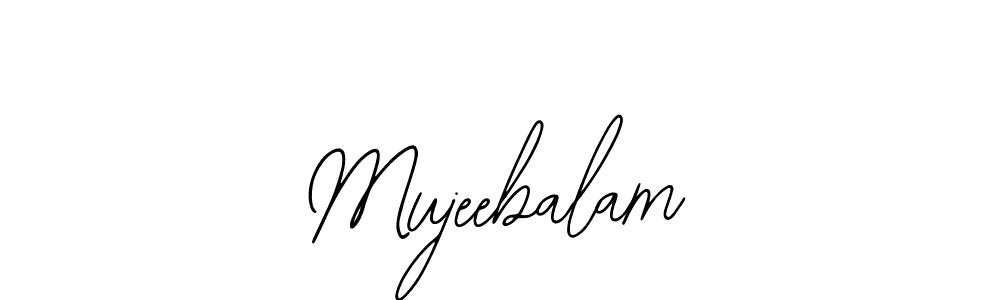 Also we have Mujeebalam name is the best signature style. Create professional handwritten signature collection using Bearetta-2O07w autograph style. Mujeebalam signature style 12 images and pictures png