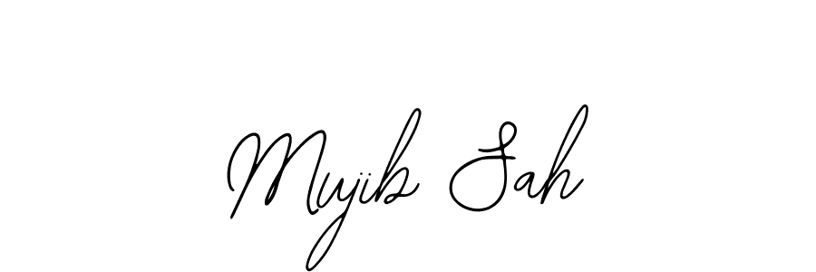 Mujib Sah stylish signature style. Best Handwritten Sign (Bearetta-2O07w) for my name. Handwritten Signature Collection Ideas for my name Mujib Sah. Mujib Sah signature style 12 images and pictures png