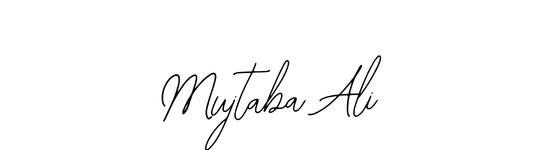 Bearetta-2O07w is a professional signature style that is perfect for those who want to add a touch of class to their signature. It is also a great choice for those who want to make their signature more unique. Get Mujtaba Ali name to fancy signature for free. Mujtaba Ali signature style 12 images and pictures png